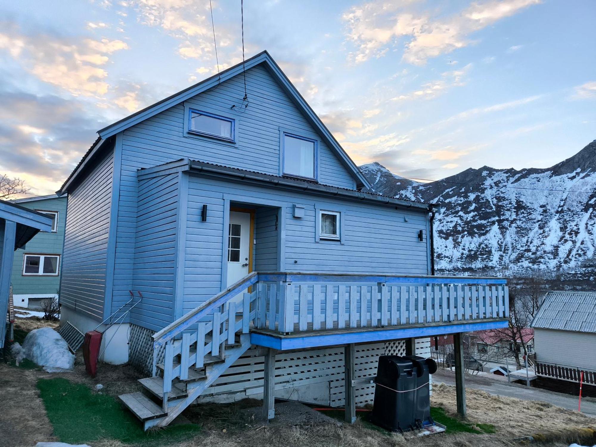 Villa Hus Gryllefjord Exterior foto